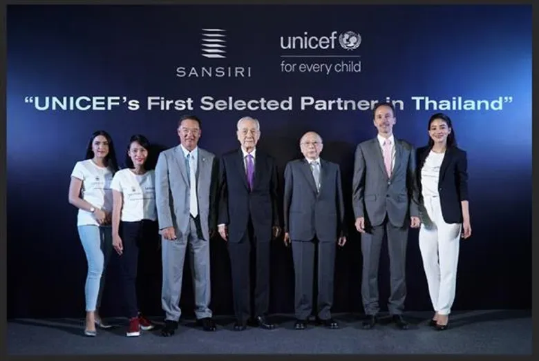 ยูนิเซฟประกาศให้แสนสิริเป็นพันธมิตรองค์กรแรกในไทยที่เป็น “UNICEF’s Selected Partner” เทียบ 20 องค์กรชั้นนำระดับโลก เป็นเครื่องยืนยันความมุ่งมั่นช่วยเหลือเด็กอย่างยั่งยืนตลอดระยะเวลา 8 ปี พร้อมเดินหน้าผนึกพันธมิตรเพื่อขยายความช่วยเหลือให้มากขึ้น