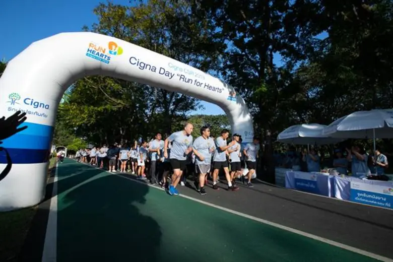 ซิกน่า ประกันภัย จัดกิจกรรมเพื่อสังคมครั้งใหญ่แห่งปี “Cigna Run for Hearts” วิ่งด้วยใจ เพื่อหัวใจคนไทยกลับมาแข็งแรง