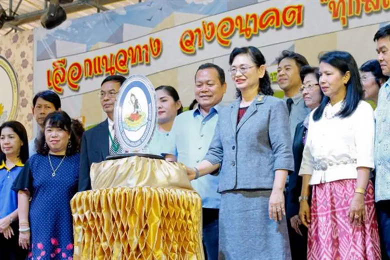 ม.ศรีปทุม ชลบุรีร่วมออกบูธกิจกรรม เลือกแนวทาง วางอนาคต “ทุกสถาบันได้หมด ถ้าสดชื่น”
