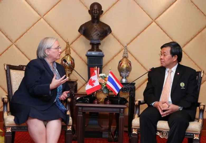 ออท. แคนาดาประจำประเทศไทย เข้าพบหารือกับ รองศาสตราจารย์สรนิต ศิลธรรม ปลัดกระทรวงวิทยาศาสตร์และเทคโนโลยี