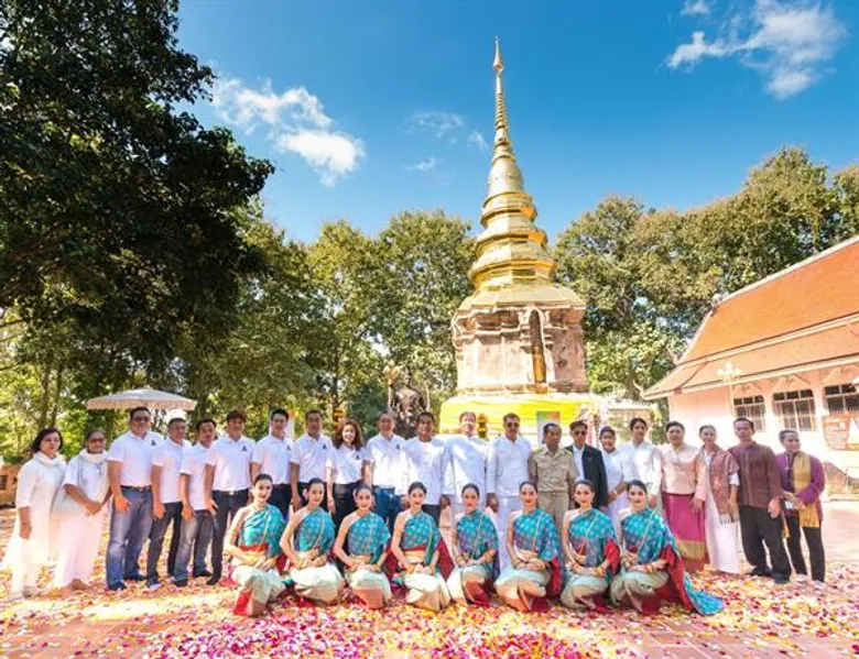 ตฤณ นครา โกลเด้น ไทรแองเกิ้ลบวงสรวงสิ่งศักดิ์สิทธิ์ เตรียมเดินหน้า“เมืองแห่งความสุข”ในเขตเศรษฐกิจพิเศษเชียงแสน จ.เชียงราย