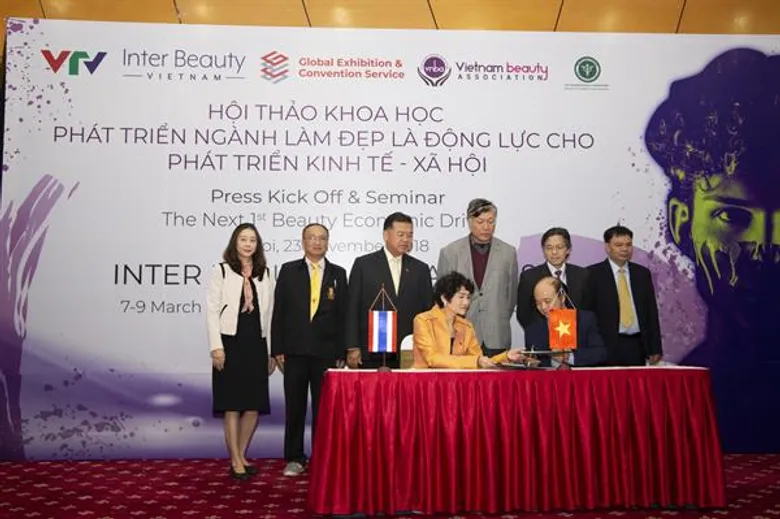 GECS ออกาไนเซอร์ไทยจับมือสมาคมความงามเวียดนาม นำสินค้า-บริการสุขภาพ ความงามชั้นนำของไทยบุกตลาดร่วมแสดงในงาน Inter Beauty Vietnam 2019