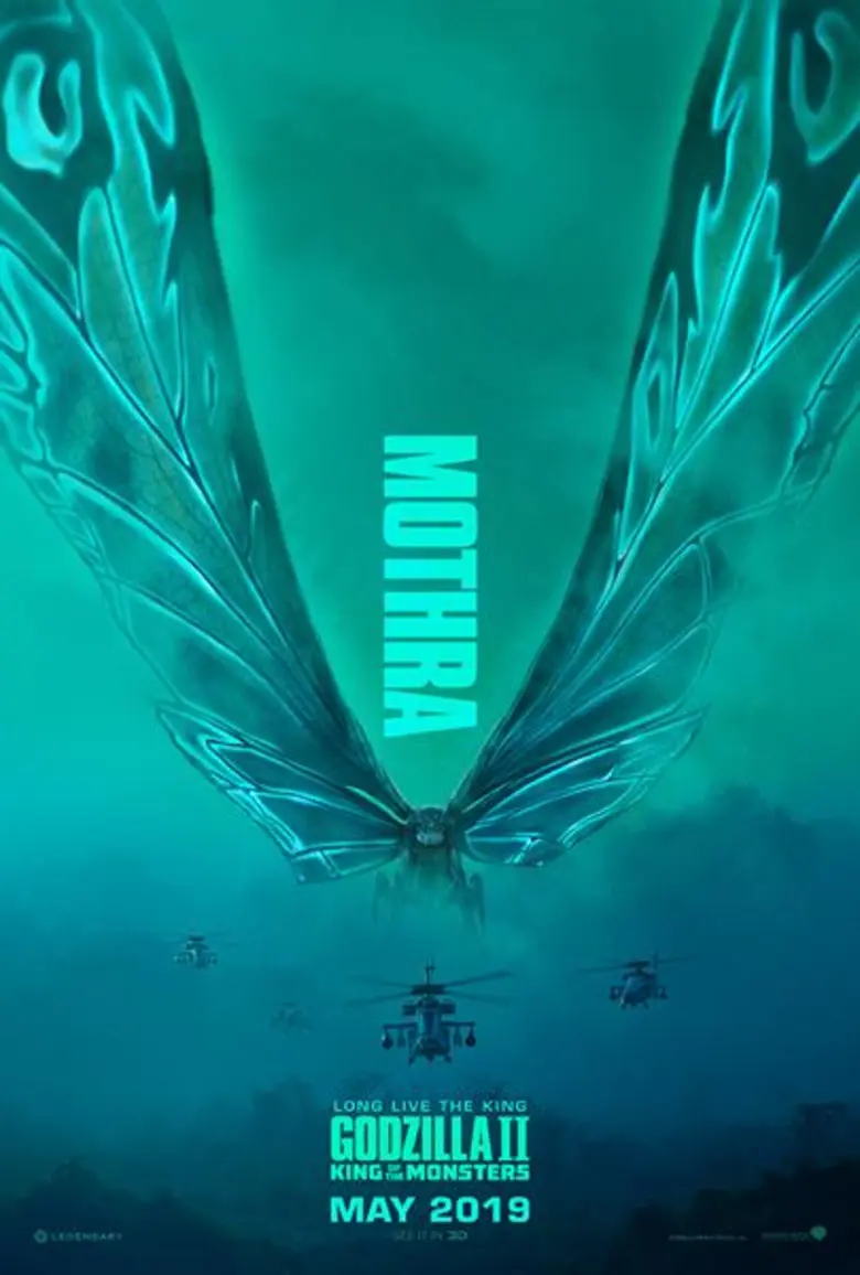 Movie Guide: เหล่าสัตว์ประหลาดปรากฏบนโปสเตอร์คาแรคเตอร์ "Godzilla II: King of the Monsters"