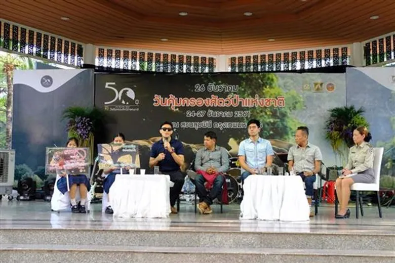 Ride Explorer : Save The Wild ร่วมบรรยากาศงานอนุรักษ์ เสวนา “อนาคตสัตว์ป่าไทย” หมอล็อต ผกก อุ๋ย นนทรีย์ พร้อมคนดังร่วมงาน 50 ปี “วันคุ้มครองสัตว์ป่าแห่งชาติ” “สังคมอยู่เย็น สัตว์ป่าเป็นสุข” ทุกภาคส่วนต้องต้องช่วยกัน เพื่อลดความขัดแย้ง