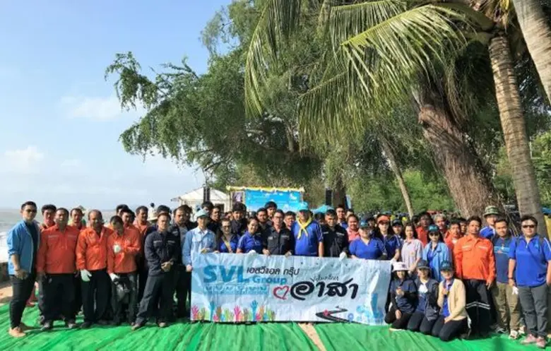 SVL Group จิตอาสาร่วมฟื้นฟูชายหาดแม่รำพึง...