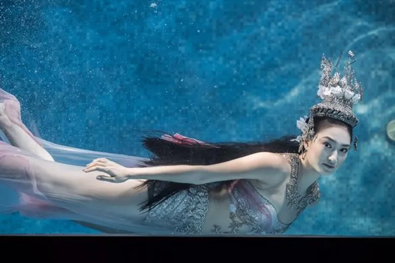 เบื้องหลัง ' แพนเค้ก ’ ถ่ายทำฉากใต้น้ำใน ' ศรีอโยธยา ภาค ๒ ’