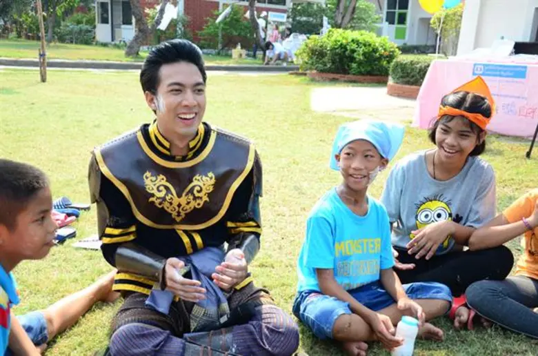สวมบทบาทเป็น "นักรบสมัยโบราณ" ในละคร "ขุน...