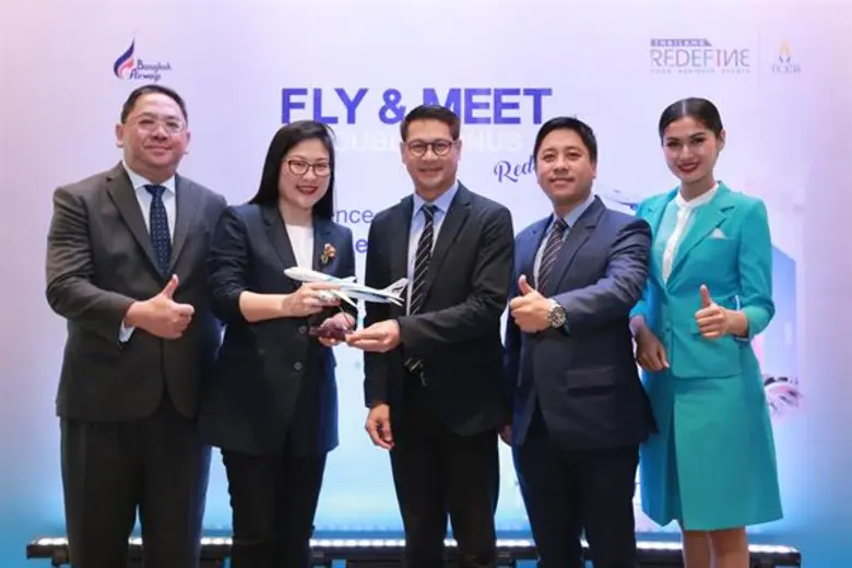 บางกอกแอร์เวย์สจับมือทีเส็บเปิดตัวแคมเปญ 'Fly and Meet Double Bonus - Redefined’  เพิ่มยอดนักเดินทางไมซ์กลุ่มประเทศซีแอลเอ็มวีเข้าไทย