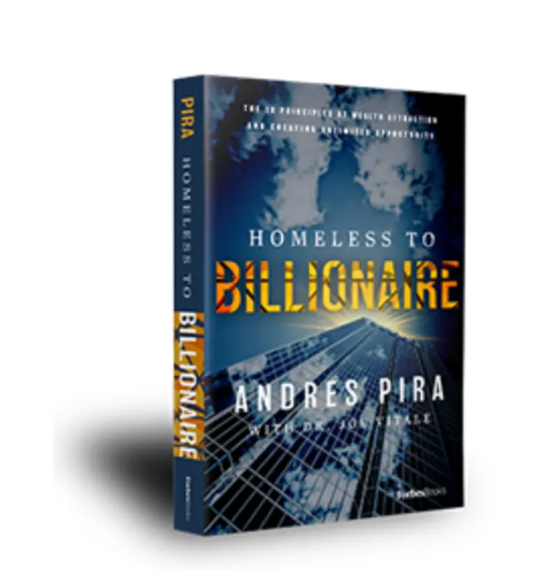 เตรียมพบกับหนังสือดีแห่งปี Homeless To Billionaire กับ 18 เคล็ดลับสู่ความความสำเร็จ เรื่องจริงจากอดีตชายไร้บ้าน อันเดรส พิร่า	