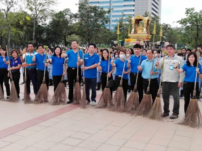 ทีโอที รณรงค์ทำความสะอาดเพื่อลดภาวะอากาศเป็นพิษจากฝุ่นในพื้นที่ กทม.