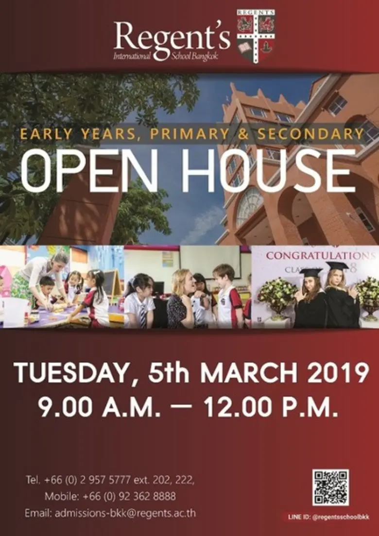 Early Years, Primary and Secondary programme at Regent’s International School Bangkok