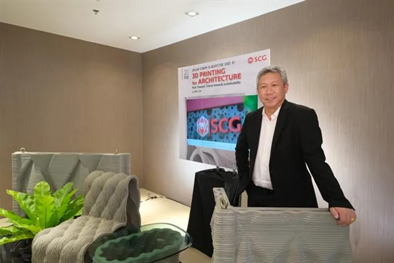 “เอสซีจี ซิเมนต์” ก้าวไปอีกขั้นกับนวัตกรรม “3D Cement Printing Extrusion”สร้างสรรค์ชิ้นงานด้วยปูนซีเมนต์พิมพ์แบบ 3 มิติ ครบวงจรเจาะกลุ่มผู้รับเหมา วิศวกร ผู้ประกอบการอสังหาฯ และสถาปนิกรุ่นใหม่ รายแรกในไทย