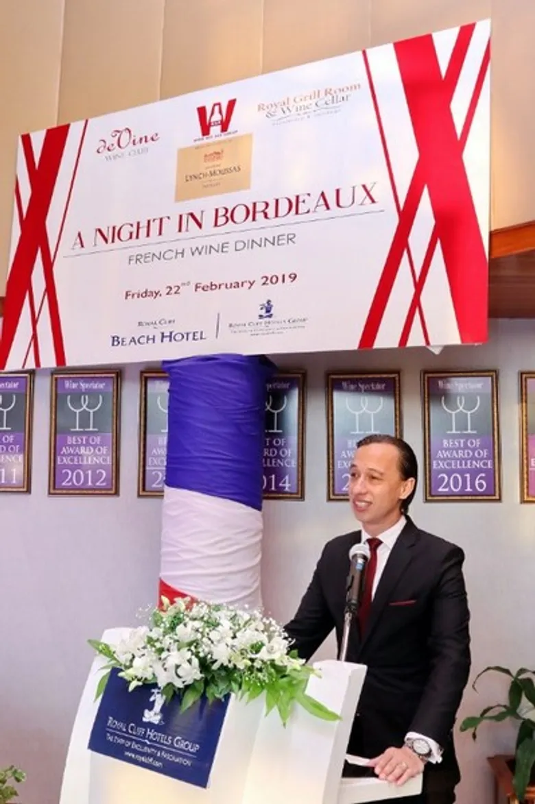 รอยัล คลิฟ สร้างความประทับใจให้แก่คนรักไวน์ ในงานไวน์ดินเนอร์สุดหรู “A Night in Bordeaux”