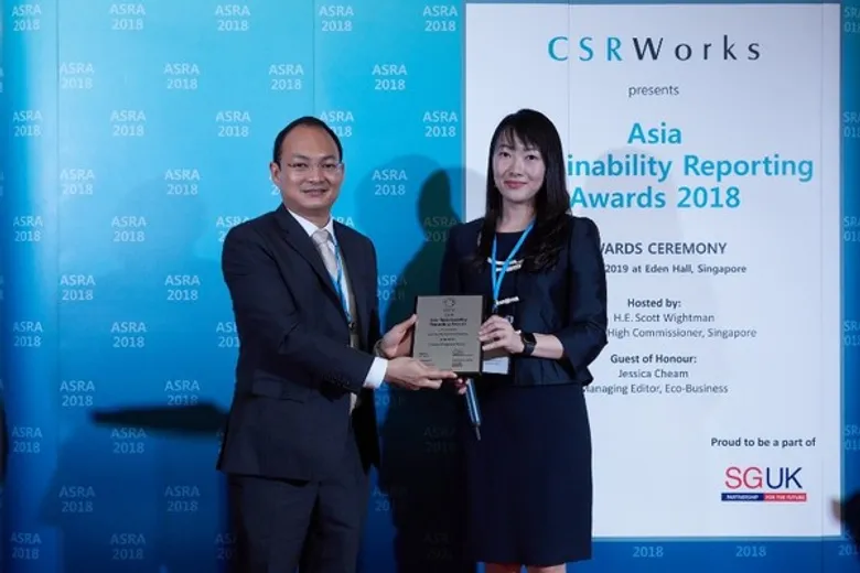 เครือเจริญโภคภัณฑ์ คว้า 2 รางวัลชนะเลิศรายงานความยั่งยืนต่อเนื่อง เป็นปีที่ 2 จากเวทีระดับภูมิภาค Asia Sustainability Reporting Awards (ASRA) 2018