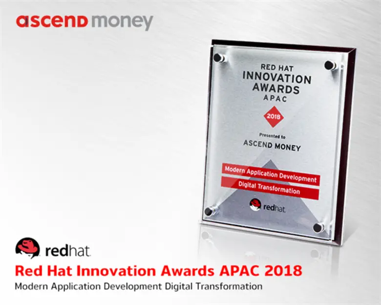 Ascend Money คว้ารางวัล Red Hat Innovation Awards APAC 2018 ตอกย้ำความสำเร็จองค์กรดิจิทัล ที่นำโซลูชั่นมาเพิ่มประสิทธิภาพ