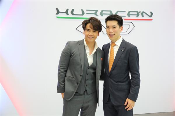 โดม - พีเค แฟนพันธุ์แท้กระทิงดุ ร่วมปาร์ตี้เปิดตัวลัมโบร์กินี ฮูราแคน อีโว ซูเปอร์สปอร์ตคาร์รุ่นใหม่