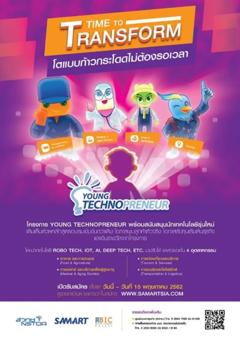 โครงการ Young Technopreneur ปีที่ 8 เปิดร...
