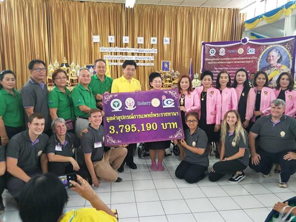 กรมสุขภาพจิต มอบรถเข็นนั่ง6ชนิดพิเศษ-อุปกรณ์การแพทย์ 307 ชิ้น มูลค่าเกือบ 4 ล้านบาท ให้คนพิการโคราช