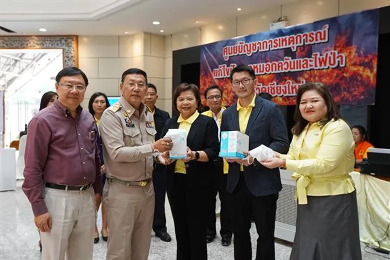ธนาคารไทยพาณิชย์ส่งมอบเครื่องกรองอากาศ และหน้ากากอนามัย ให้พี่น้องชาวเชียงใหม่ที่ได้รับผลกระทบจากวิกฤตฝุ่น