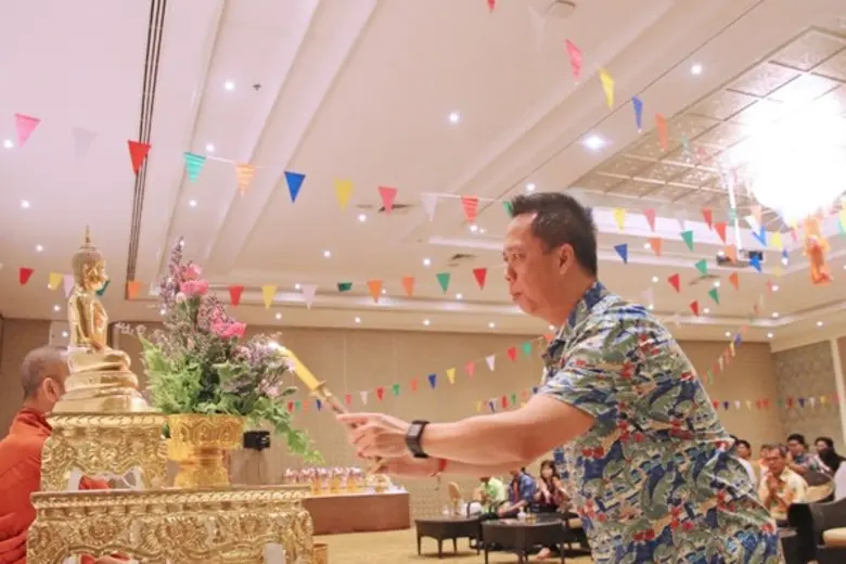 ภาพข่าว: โรงแรมดุสิตธานี พัทยา ร่วมสืบสานประเพณีไทย วันสงกรานต์ 2562