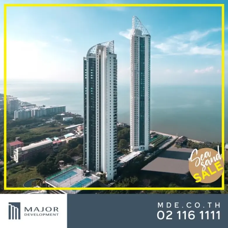 เมเจอร์ฯ ส่งรีเฟล็คชั่น จอมเทียน บีช พัทยา จัดโปรฯ แรงต้อนรับซัมเมอร์ “Sea Sand Sale” ลดสูงสุดกว่า 4 ล้าน!! กับ 3 ห้องนอน 3 ยูนิตพิเศษวิวทะเล 100,000 บ./ตร.ม. ฟรีค่าใช้จ่าย 3 ต่อ ถึง 15 พ.ค.นี้