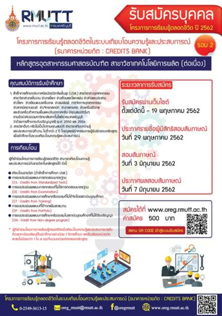 มหาวิทยาลัยเทคโนโลยีราชมงคล (มทร.) ธัญบุร...