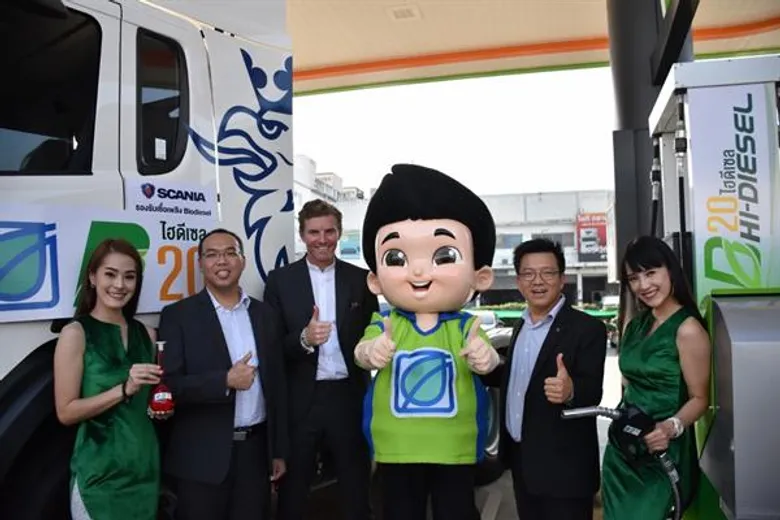 สแกนเนียพร้อมรองรับน้ำมัน B20 และพลังงานที่เป็นมิตรกับสิ่งแวดล้อม