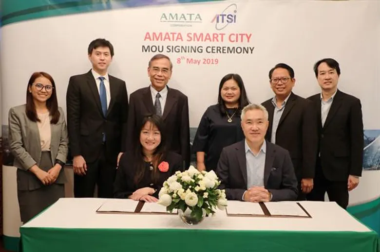 ATSI signed MOU with AMATA to explore new business opportunities and strengthen Thai software industry in AMATA Smart City in Thailand and Greater Mekong Region