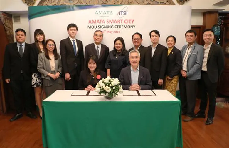 ATSI signed MOU with AMATA to explore new business opportunities and strengthen Thai software industry in AMATA Smart City in Thailand and Greater Mekong Region