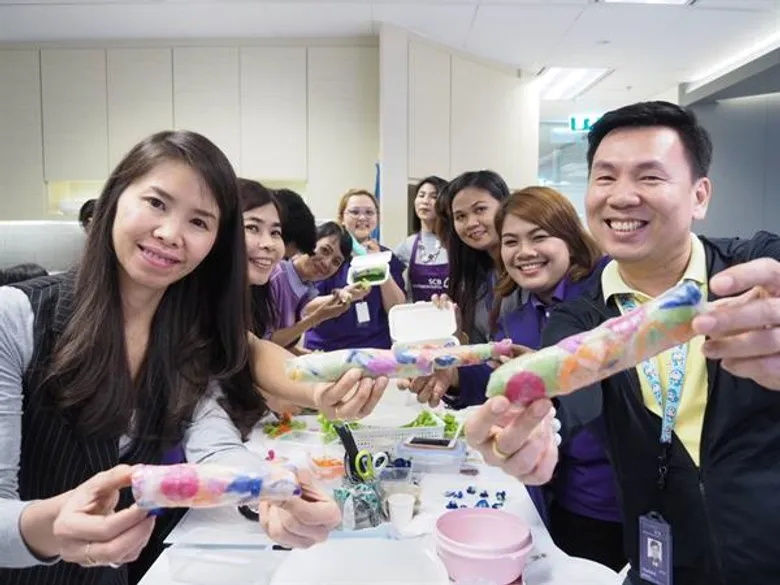 SCBLIFE จับมือกูรูชีวจิต จัดเวิร์คชอปอาหารต้านหวัด ดูแลสุขภาพพนักงาน