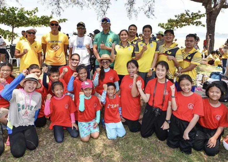 นักกีฬาไทยหัวใจสิงห์รวมใจสานฝัน มอบของขวัญคืนความสุขสู่ทะเลปี3