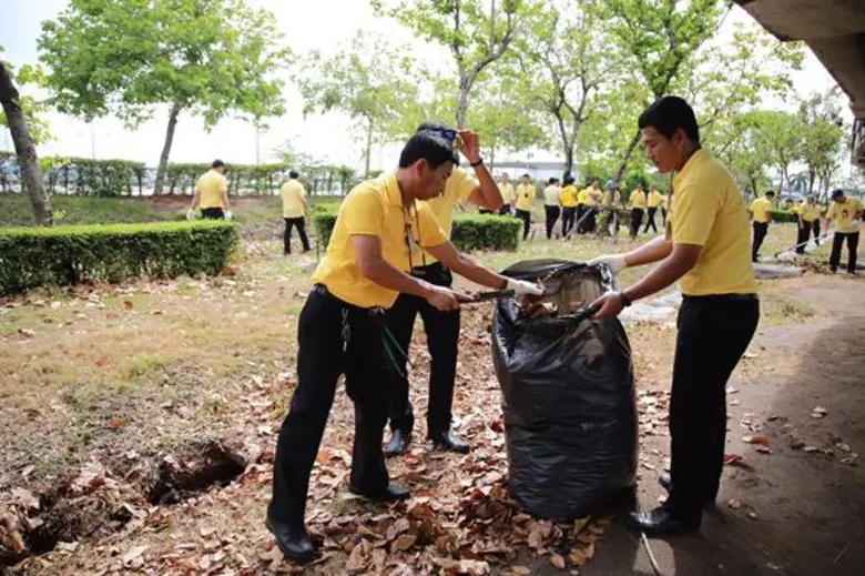 ท่าอากาศยานสุวรรณภูมิจัดโครงการจิตอาสาปรับปรุงภูมิทัศน์ภายในท่าอากาศยานและอำนวยความสะดวก ในการจัดกิจกรรมวิ่งและปั่นเทิดพระเกียรติ เนื่องในโอกาสมหามงคลพระราชพิธีบรมราชาภิเษก