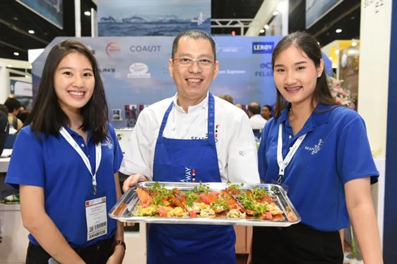 สภาอุตสาหกรรมอาหารทะเลนอร์เวย์นำอาหารทะเลคุณภาพสูง มาเปิดบูธจัดแสดงที่งาน THAIFEX 2019