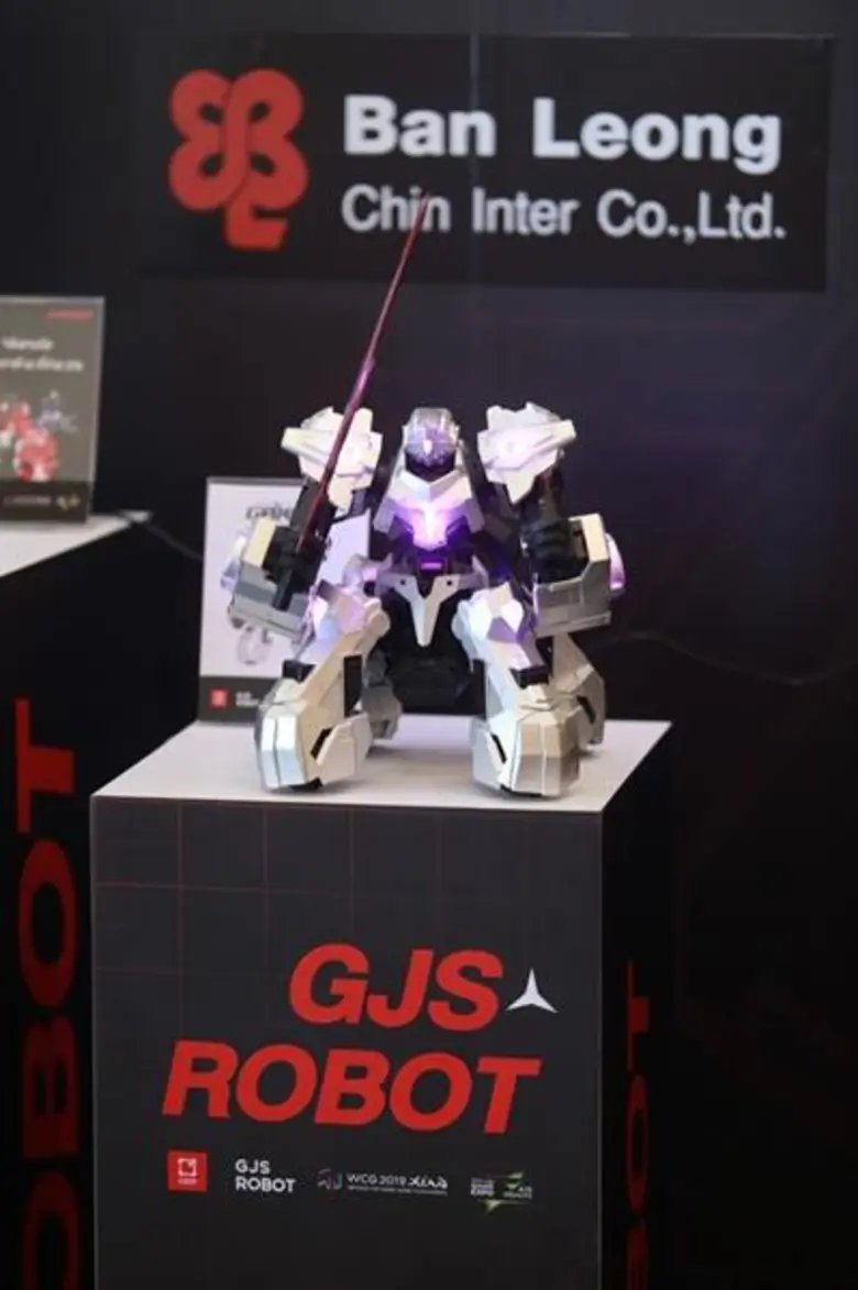 บันเลือง ชินอินเตอร์ เปิดตัว “หุ่นยนต์นักรบ GJS Geio” ครั้งแรกในไทย