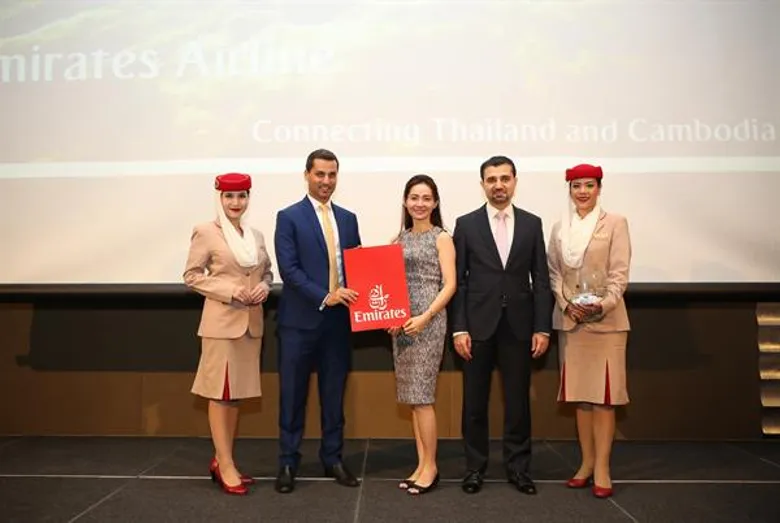 เอมิเรตส์ ฉลองเปิดตัวเส้นทางบินตรงทุกวันพนมเปญ-กรุงเทพฯ