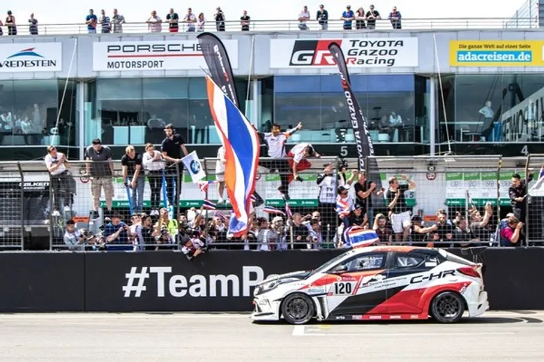 Toyota Gazoo Racing Team Thailand สร้างประวัติศาสตร์ครั้งใหม่ คว้าชัยอันดับ 3 ที่เยอรมนี