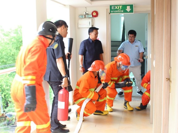 โรงแรมเซ็นทารา พัทยา จัดซ้อมแผนอพยพหนีไฟ ประจำปี 2562