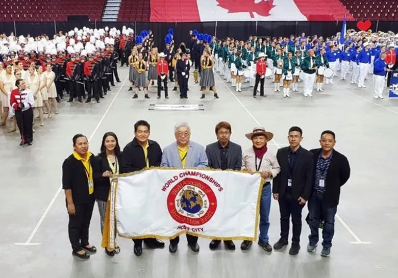 ประเทศไทยรับมอบธงพร้อมเป็นเจ้าภาพจัดการประกวดดนตรี และมาร์ชชิ่งอาร์ท ชิงแชมป์โลก World Championship 2020