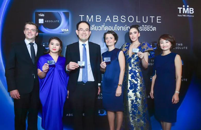 ทีเอ็มบี เปิดตัวบัตรเครดิตใหม่ TMB ABSOLUTE บัตรเครดิตระดับบนที่มาพร้อมเอกสิทธิ์เหนือกว่า พาเหรดดาราและเซเลบริตี้ชั้นนำร่วมสัมผัสประสบการณ์คับคั่ง