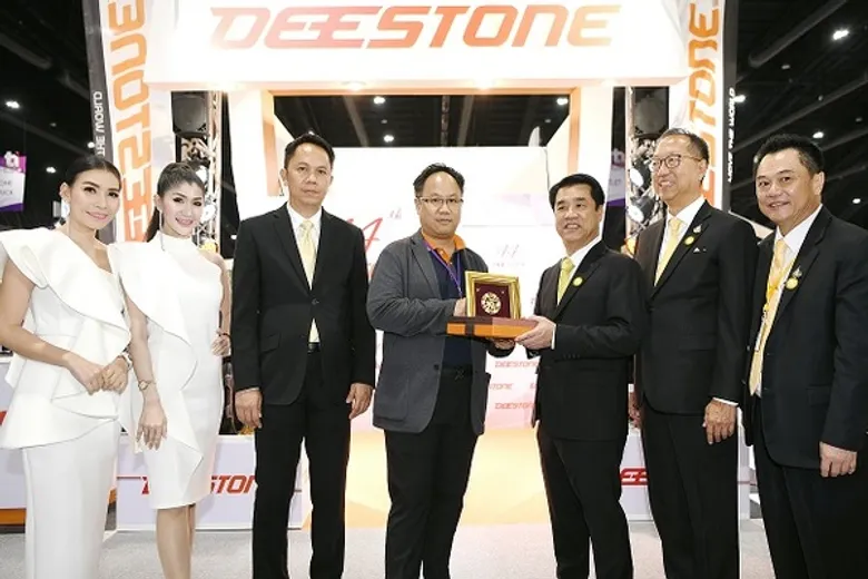 พีธีเปิดบูธ ยาง Deestone งาน Thailand Industry Expo 2019