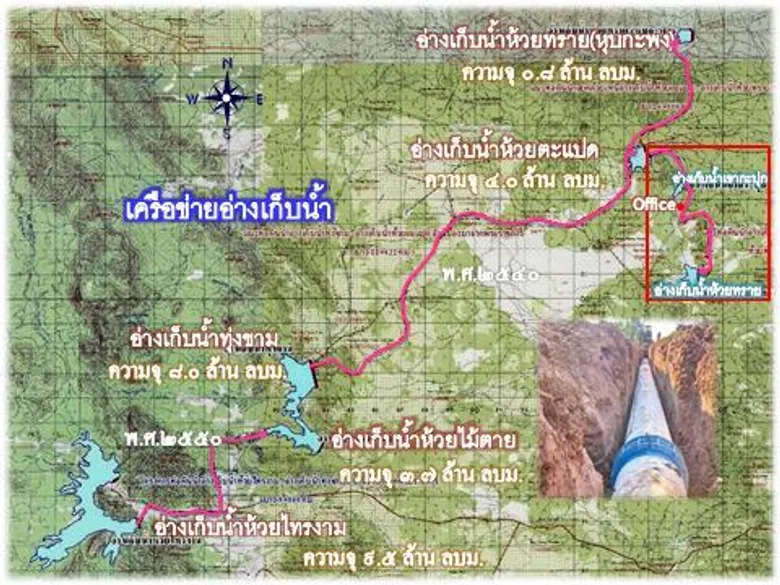 ระบบอ่างพวงอันเนื่องมาจากพระราชดำริ ช่วยน้ำท่วม ภัยแล้ง ได้อย่างยั่งยืน