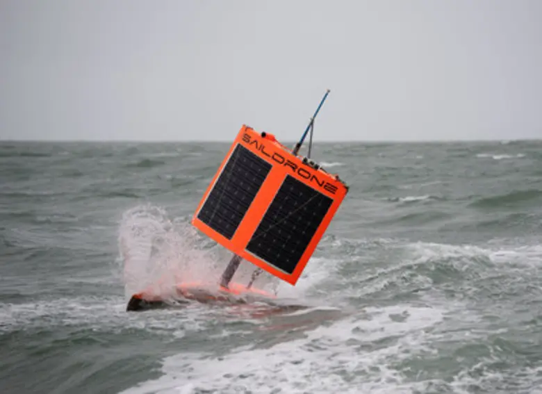 Saildrone หรือ โดรนเรือใบ ซึ่งเป็นยานผิวน...
