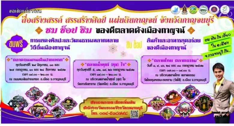 งานสื่อสร้างสรรค์ สรรสร้างศิลป์ แผ่นดินกาญจน์ จังหว...