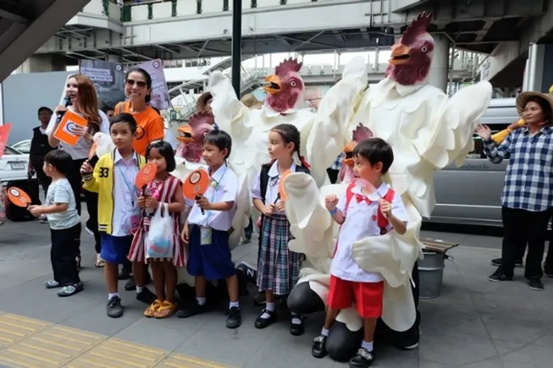 องค์กรพิทักษ์สัตว์แห่งโลก (World Animal Protection) จัดกิจกรรม #ChangeForChickens