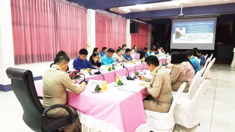 สำนักงานพัฒนาฝีมือแรงงานลำพูน จัดประชุมคณ...