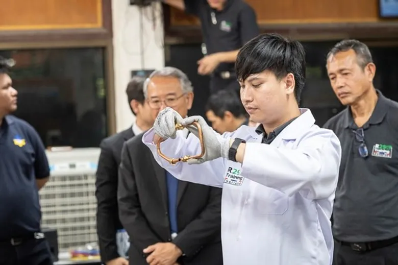 เปิดหลักสูตรอบรมการใช้สารทำความเย็นธรรมชาติครั้งแรก ติวเข้มช่างแอร์-ตู้เย็น ใช้ปลอดภัย ลดโลกร้อน