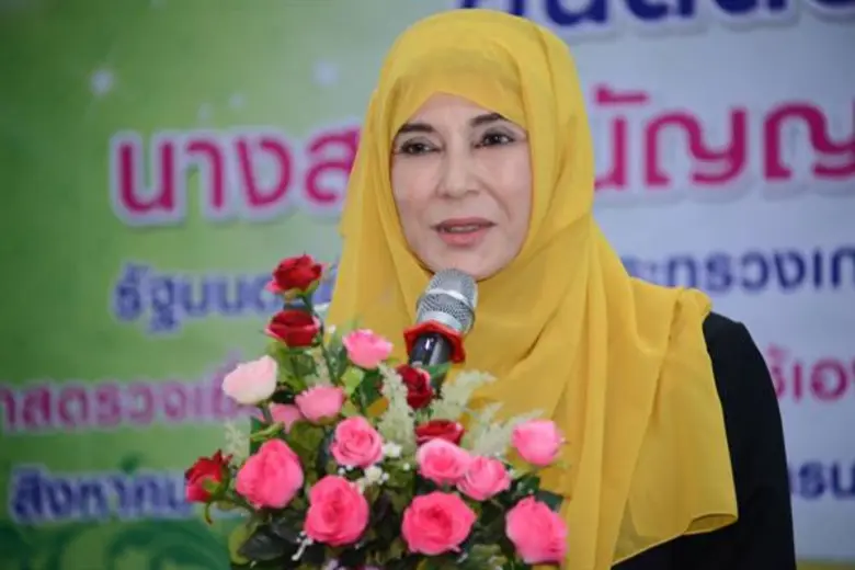 นางสาวมนัญญา ไทยเศรษฐ์ รัฐมนตรีช่วยว่าการ...