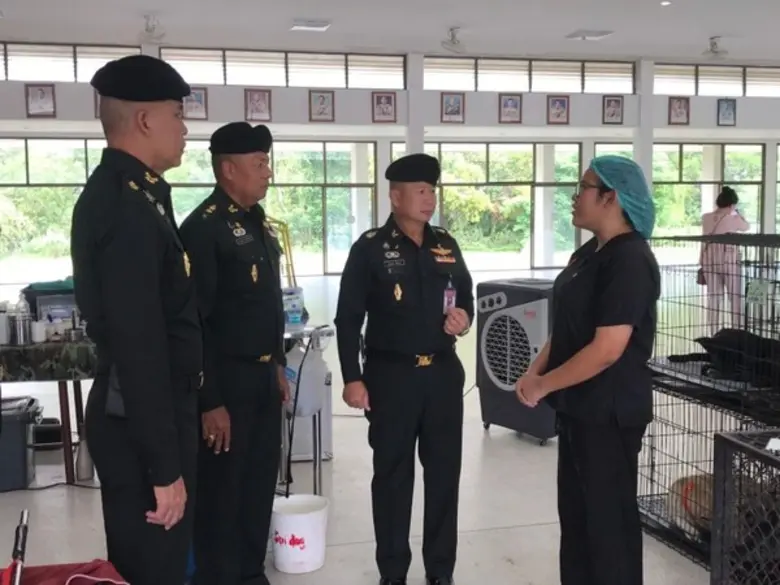 กองพลพัฒนาที่ ๓ ร่วมกับมูลนิธิเพื่อสุนัขใ...
