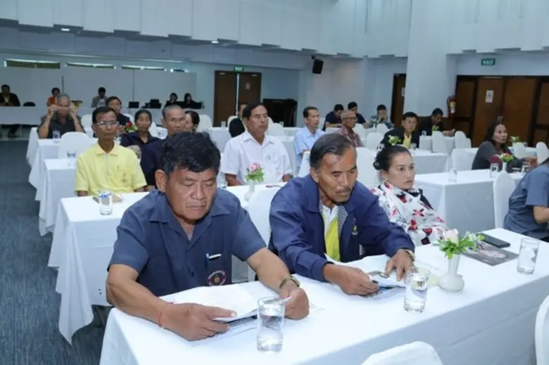 วว./จังหวัดประจวบคีรีขันธ์ ระดมสมอง กลุ่มเกษตรกร ภาครัฐ เอกชน บริหารจัดการศูนย์ถ่ายทอดเทคโนโลยี เพื่อเพิ่มผลิตภาพและมูลค่าพืชไร่ชุมชน (สับปะรด) ให้ยั่งยืน