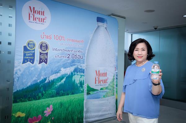 น้ำแร่มองต์เฟลอ พิสูจน์ความโดดเด่นด้านรสชาติ ด้วยกา...